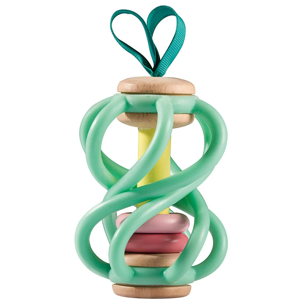 Hape Apple Grab Teether Baby Toy - Image 2