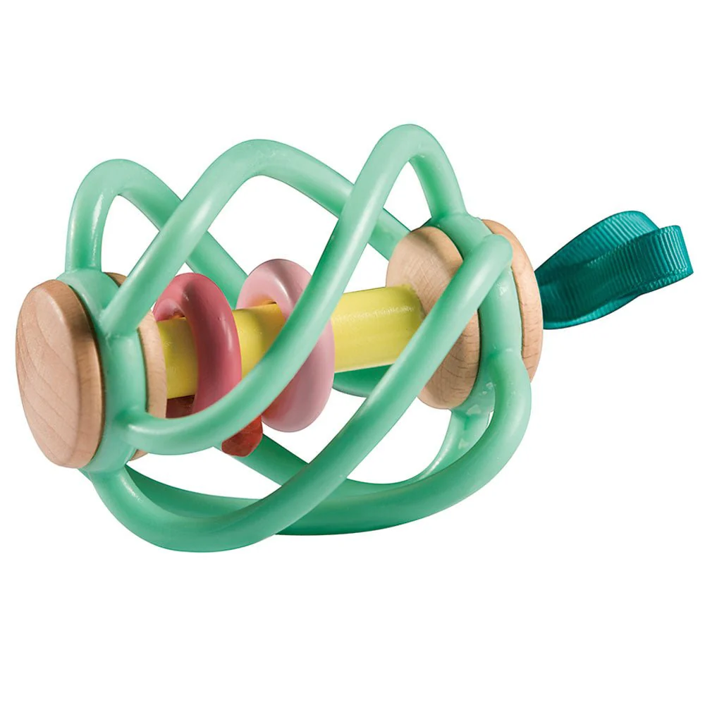 Hape Apple Grab Teether Baby Toy - Image 3