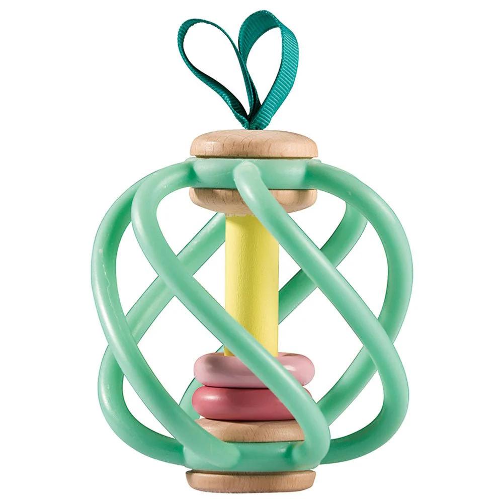 Hape Apple Grab Teether Baby Toy - Image 4