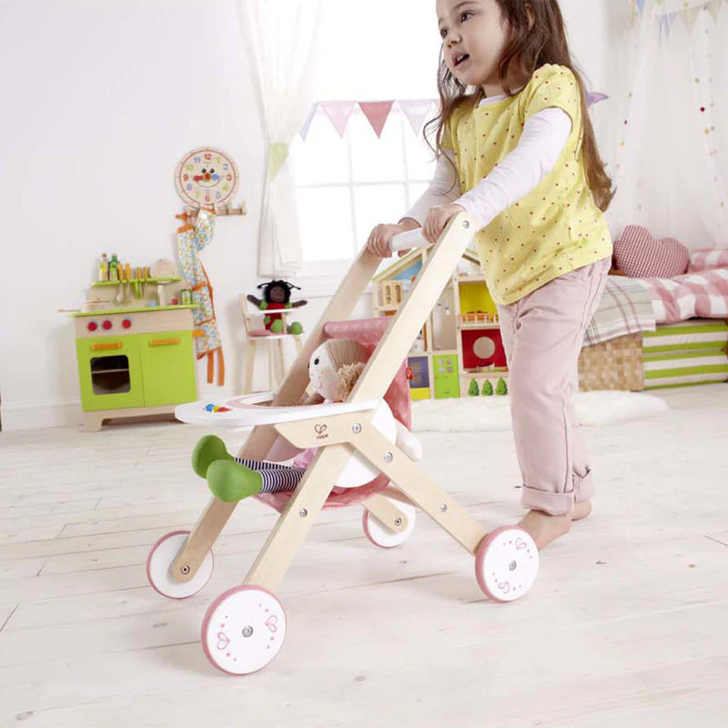 Hape Baby Stroller E3603 - Image 3