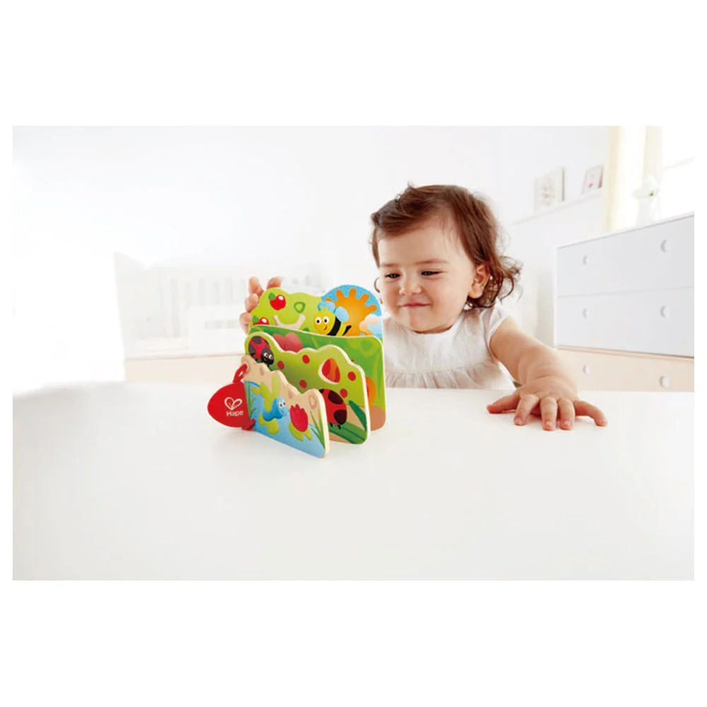 Hape Baby's Bug-Themed Educational Wooden Book - Image 3