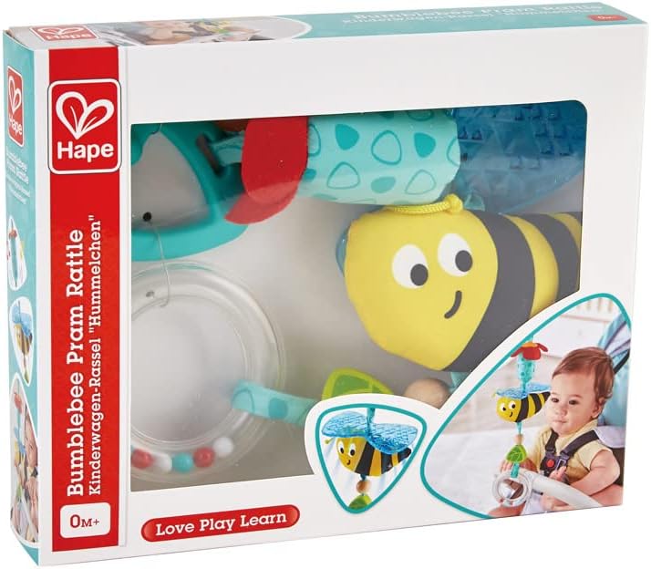 Hape Bumblebee Pram Rattle E0022 - Image 4