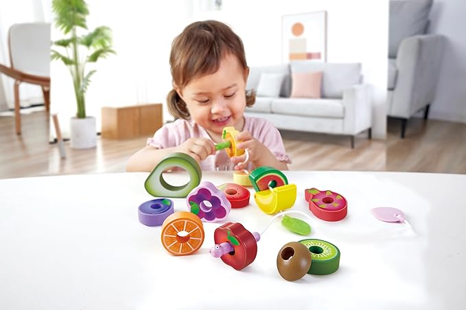 Hape Caterpillar Fruit Feast Set E1072 - Image 4
