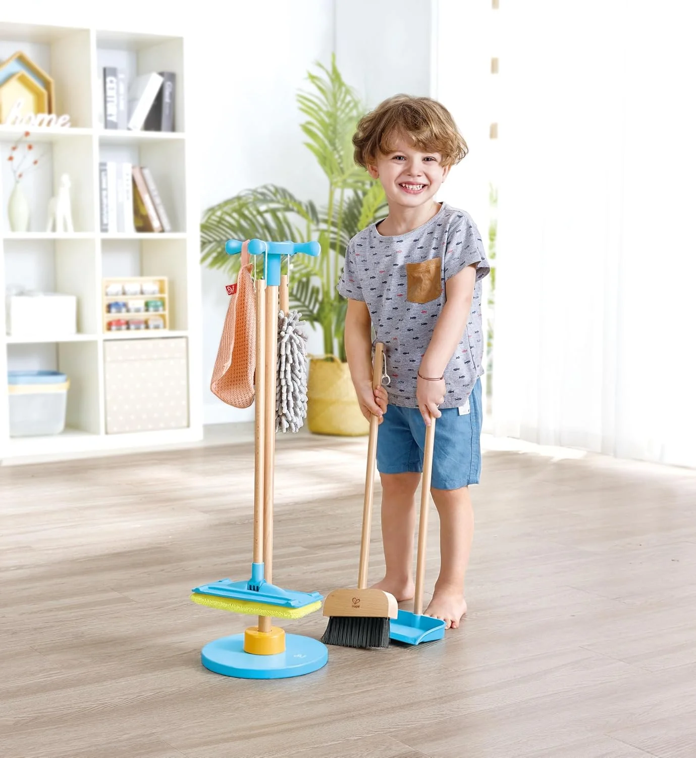 Hape Clean Up Broom Set E3055 - Image 3