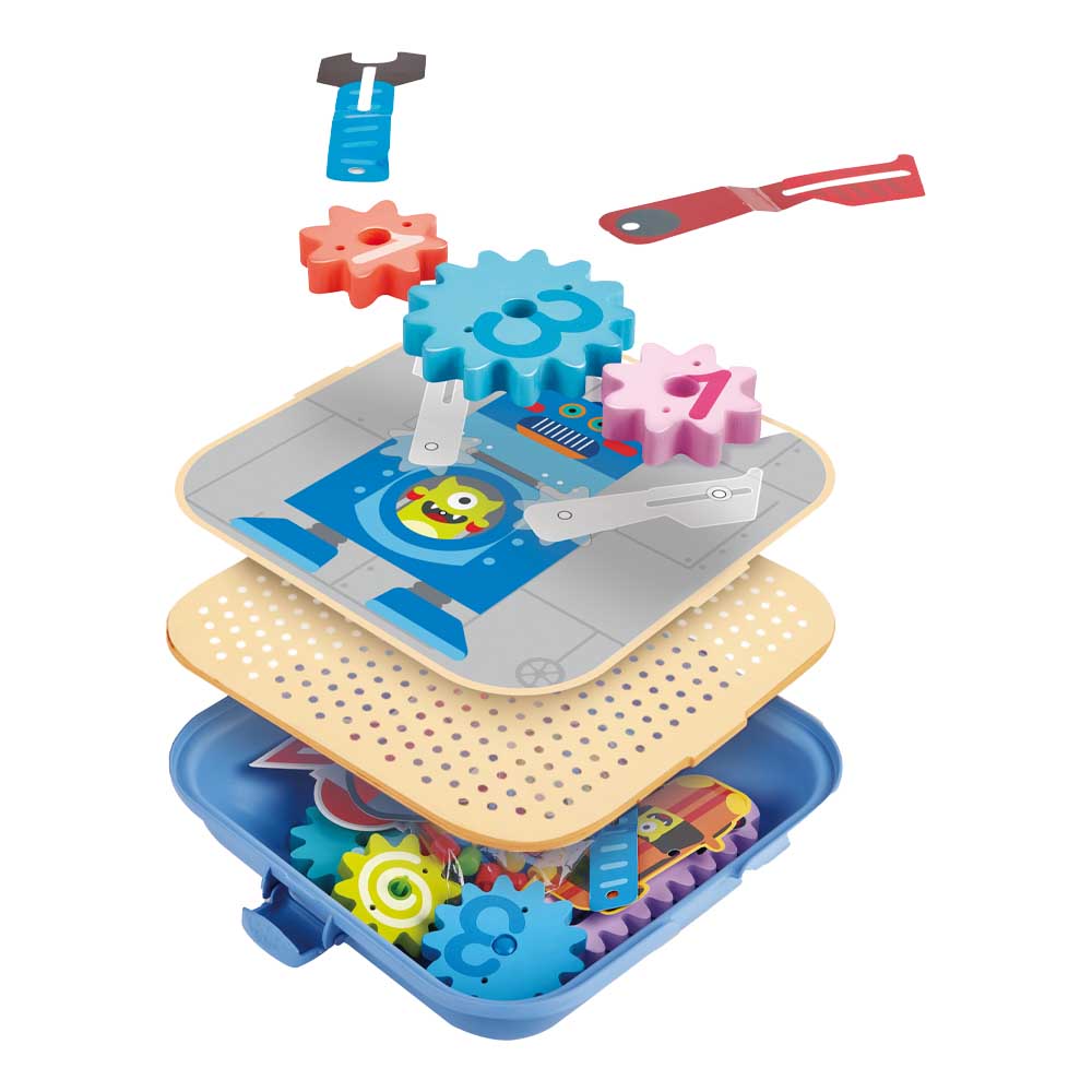 Hape Cogworks Experimental Educational Wooden Playset 115pcs - Image 2