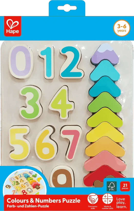 Hape Colours & Numbers Puzzle E1657