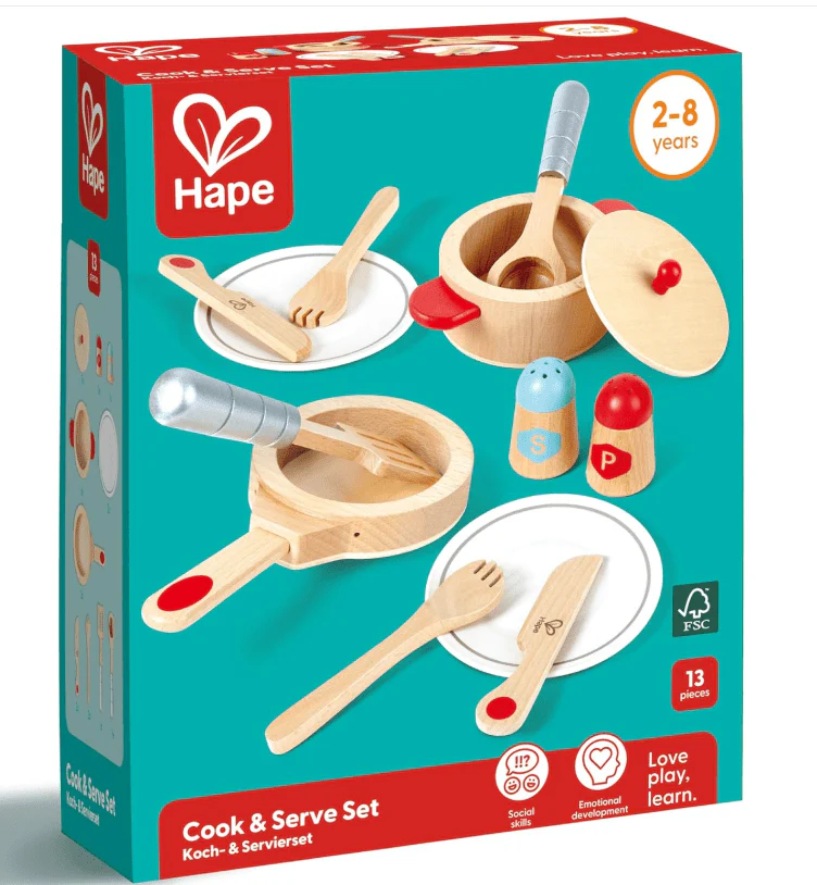 Hape Cook & Serve Set E3150