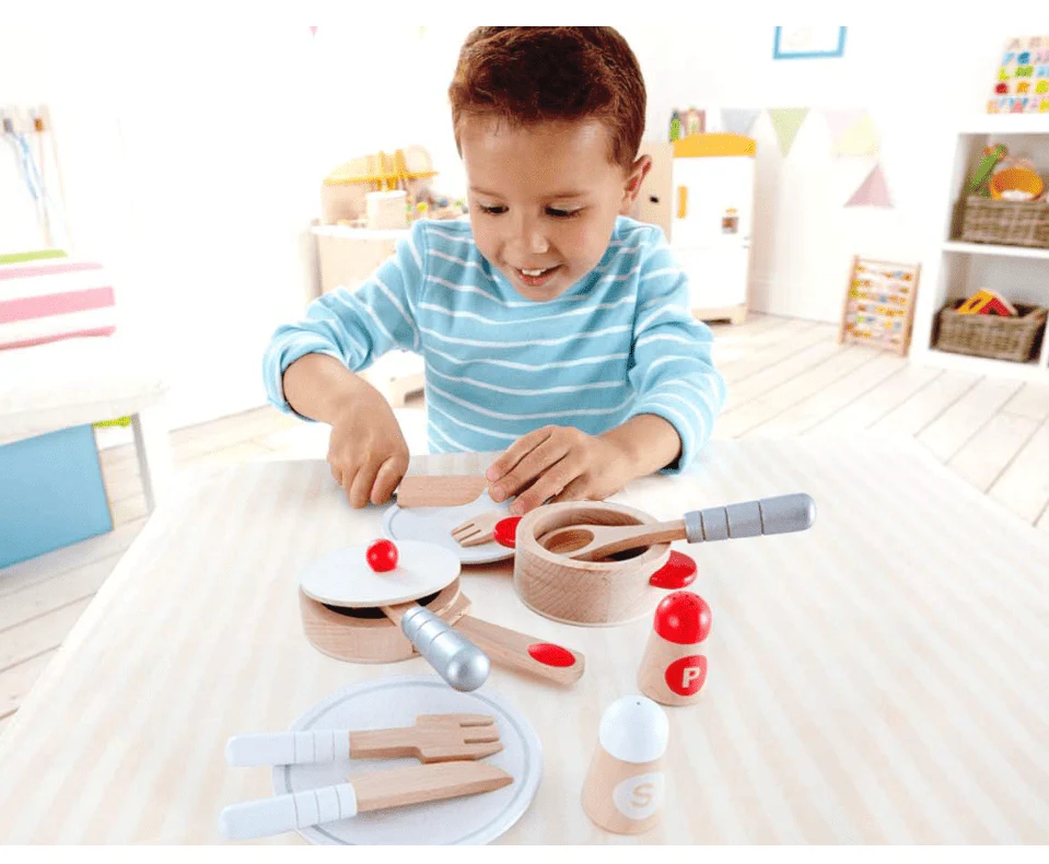 Hape Cook & Serve Set E3150 - Image 3