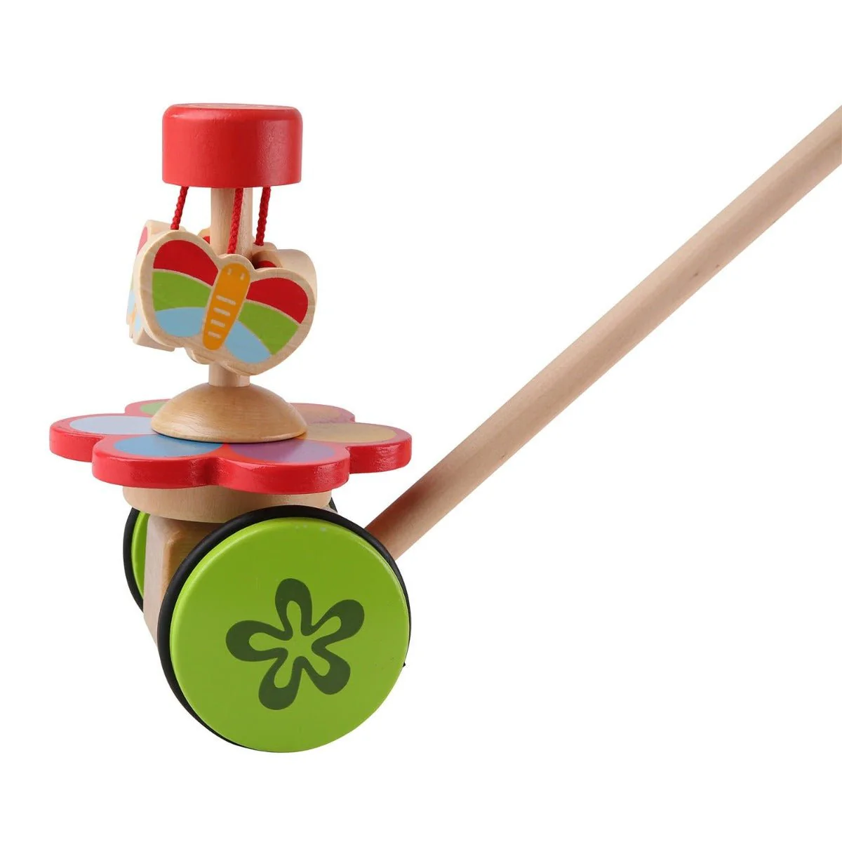 Hape Dancing Butterflies Push & Pull Toy E0341 - Image 3