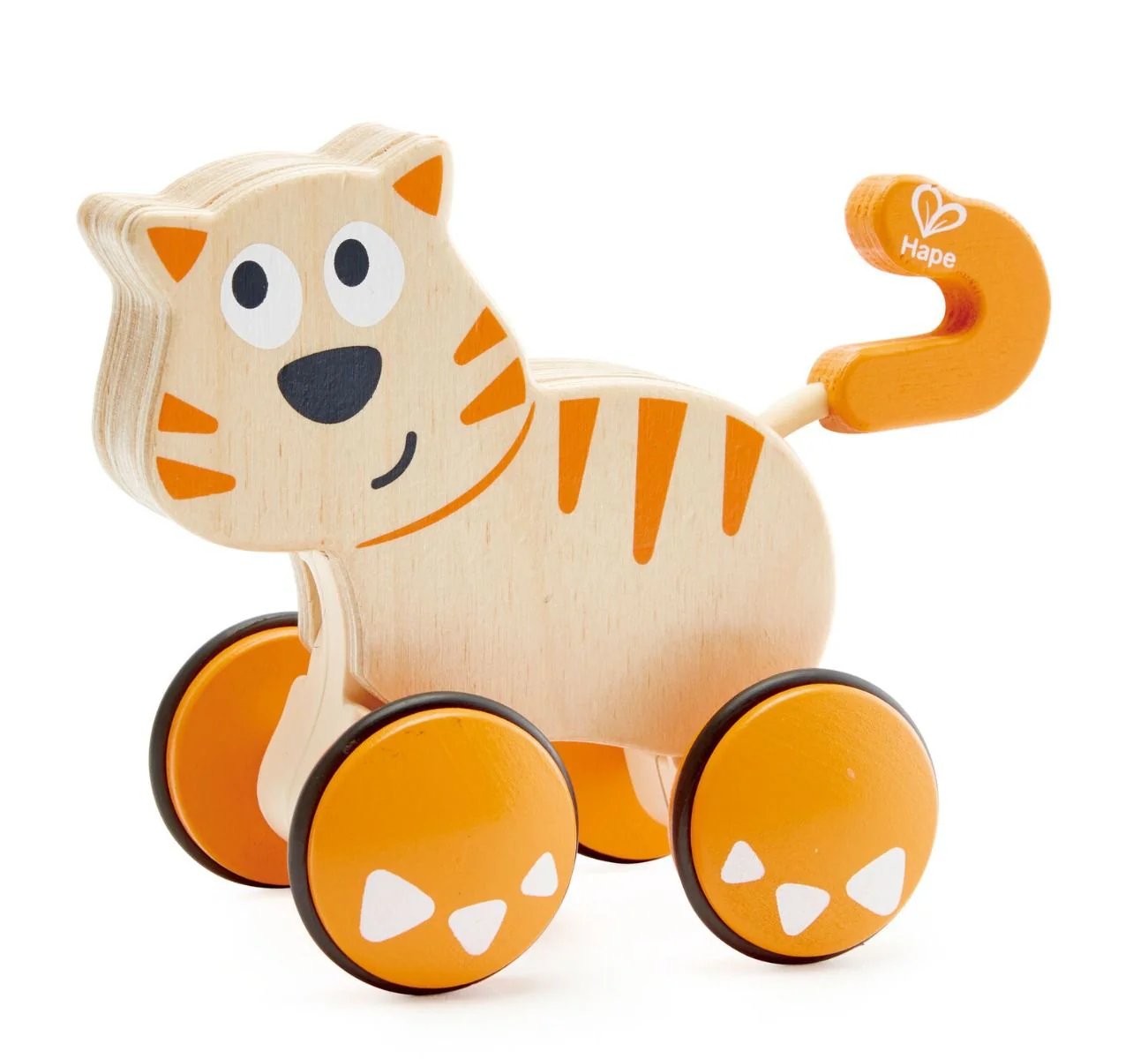 Hape Dante Push And Go Wooden Pull Along Toy