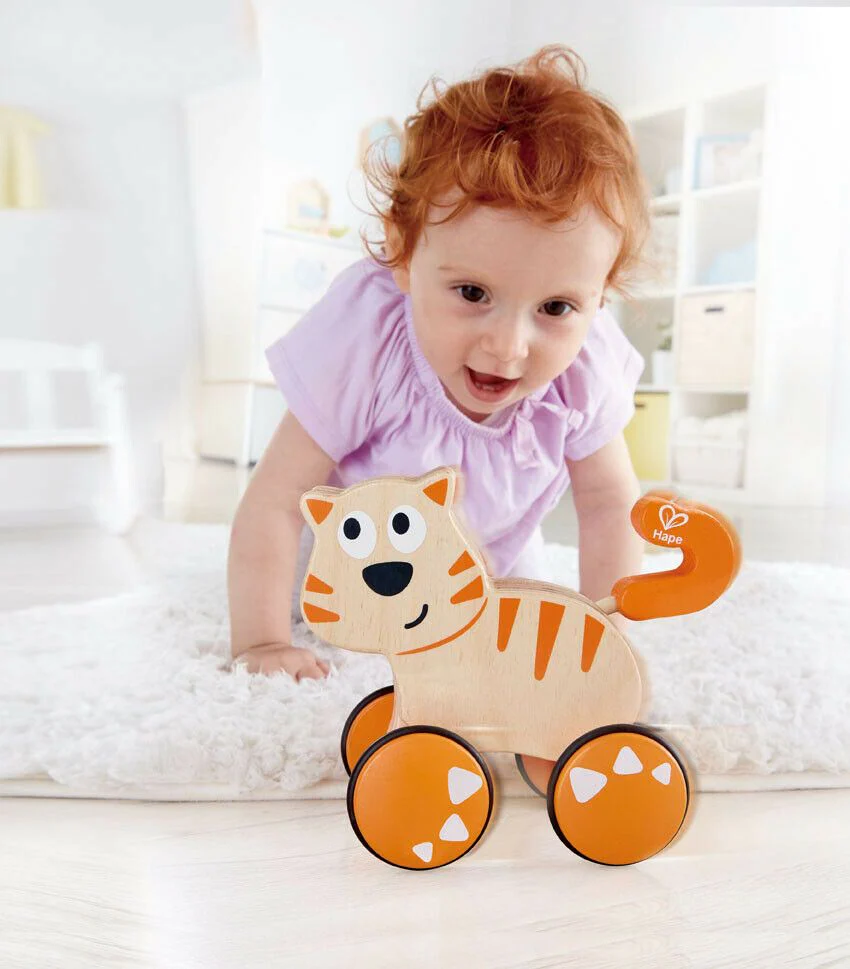 Hape Dante Push And Go Wooden Pull Along Toy - Image 5