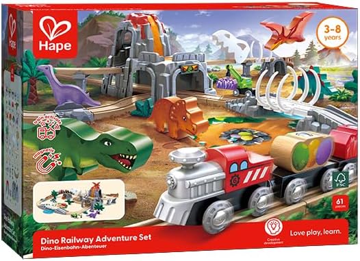 Hape Dinosaur Railway Adventure Set E3795 - Image 2