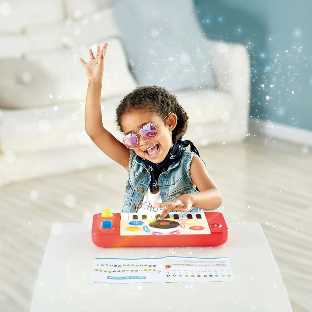 Hape DJ Mix & Spin Studio With Light and Sound Playset - Image 5