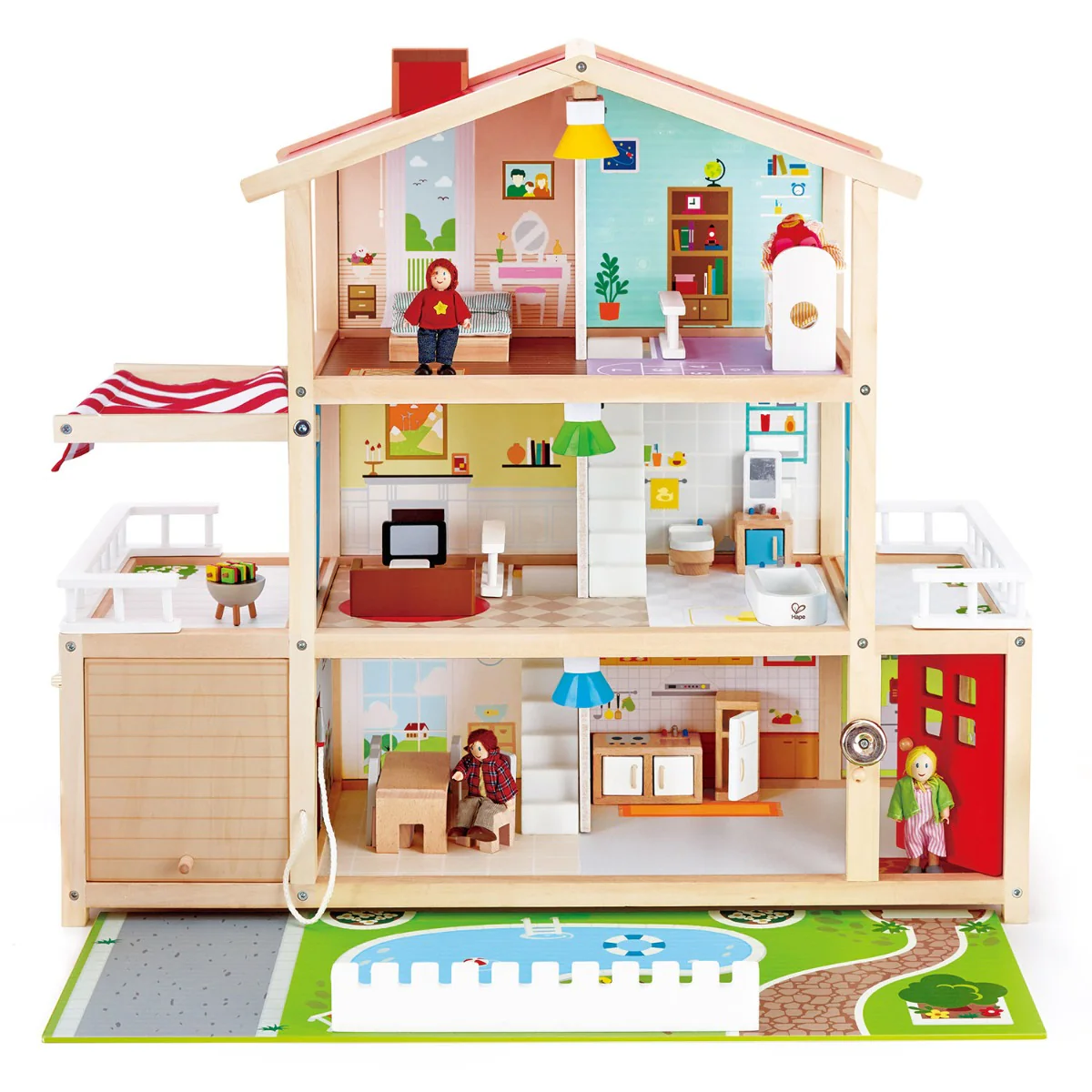 Hape Doll Family Mansion E3405 - Image 3