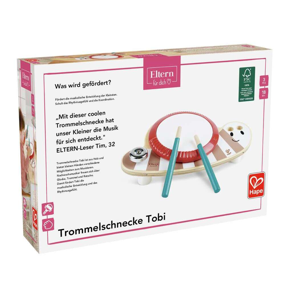 Hape Drum Slug Dan E8532 - Image 4