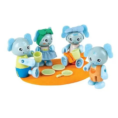 Hape Elephant Family Playset E3527