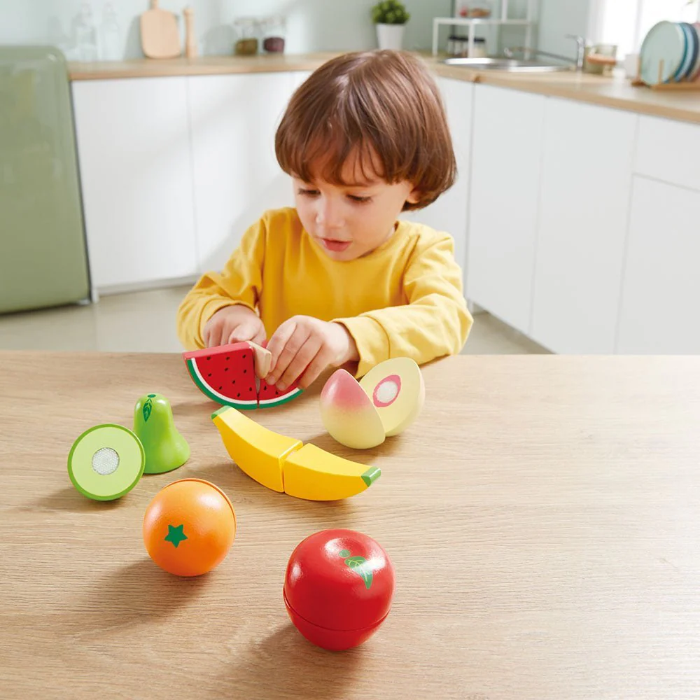 Hape Farm Shop Fruit Wooden Playset  7 pcs - Image 3
