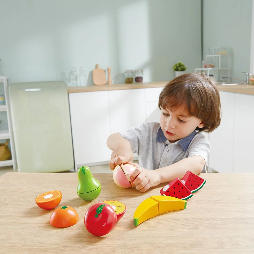 Hape Farm Shop Fruit Wooden Playset  7 pcs - Image 5
