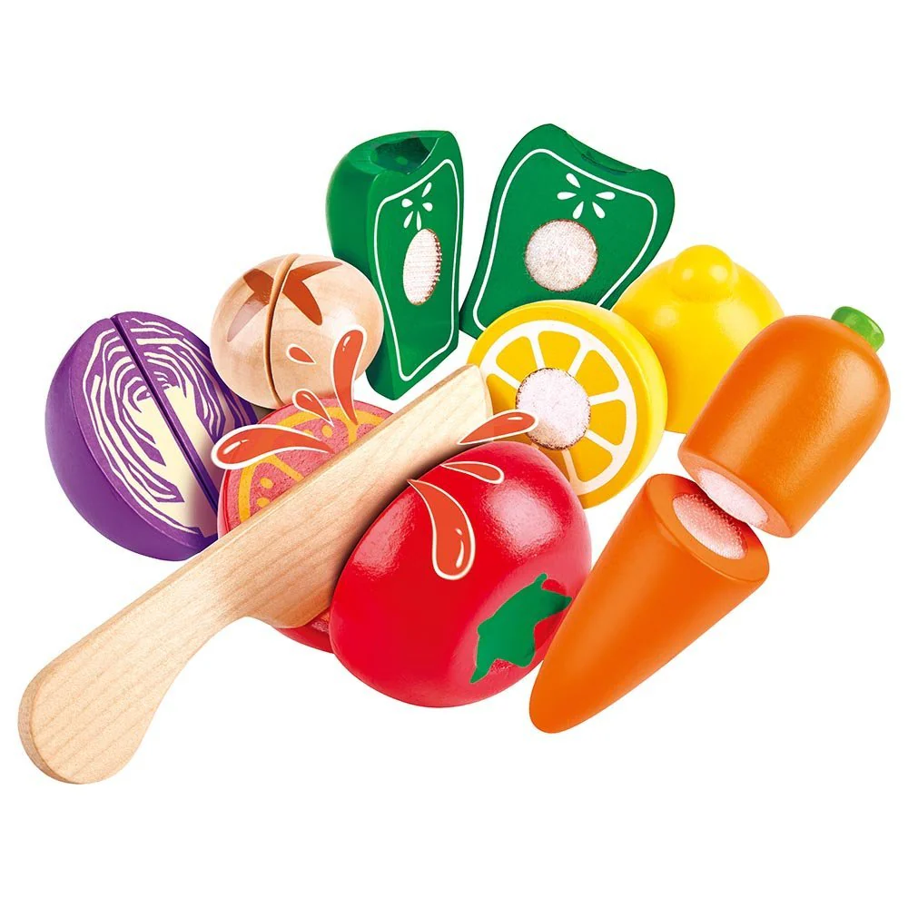 Hape Farm Shop Vegetables Kitchen and Food Wooden Playset - 7pcs - Image 6