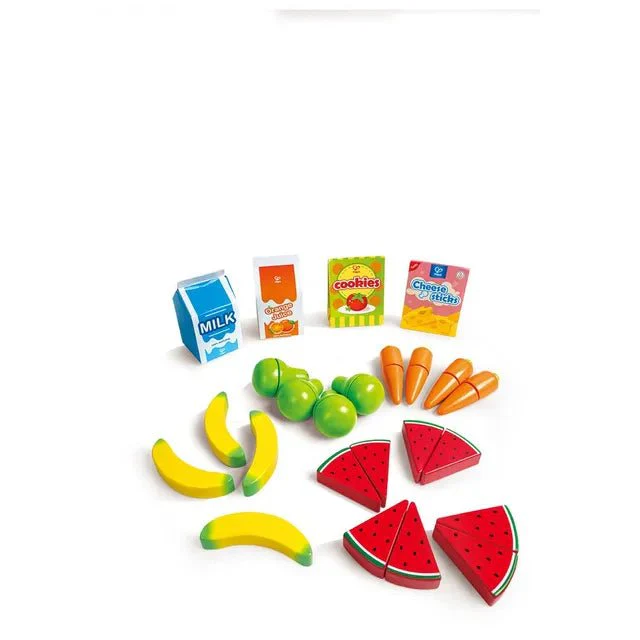 Hape Farmers Market Stall E3209 – Wooden Market Stall Playset with 62 Accessories - Image 10