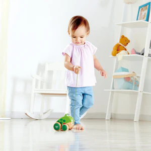 Hape Frog-Themed Push & Pull Along Toy - Image 3