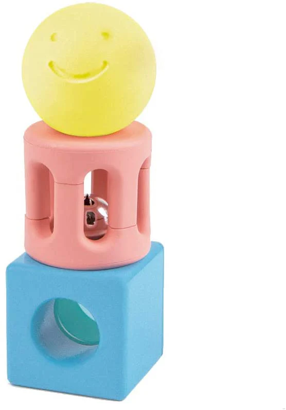 Hape Geometric Rattle Rice-Based Infant Toy - Image 3