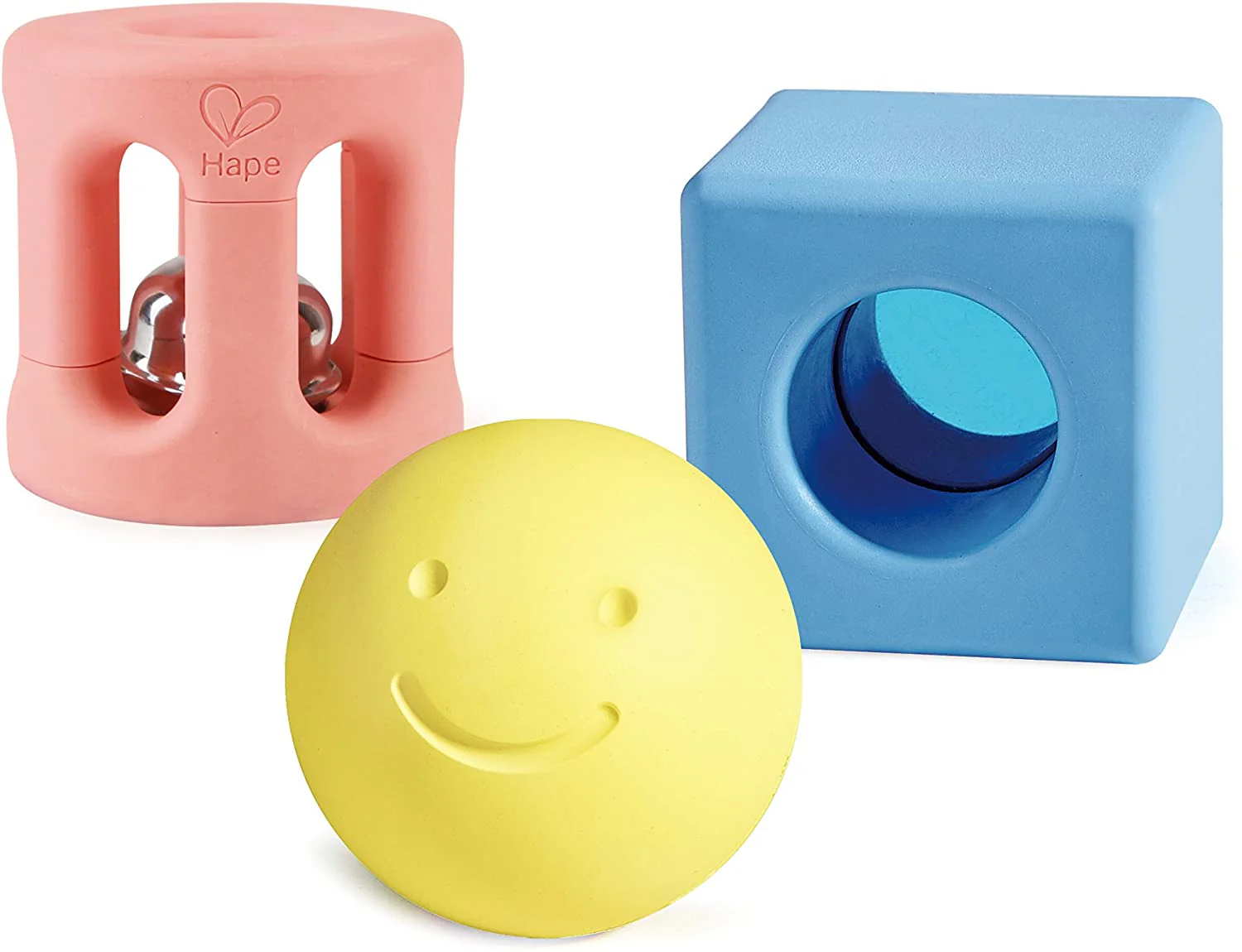 Hape Geometric Rattle Rice-Based Infant Toy - Image 4