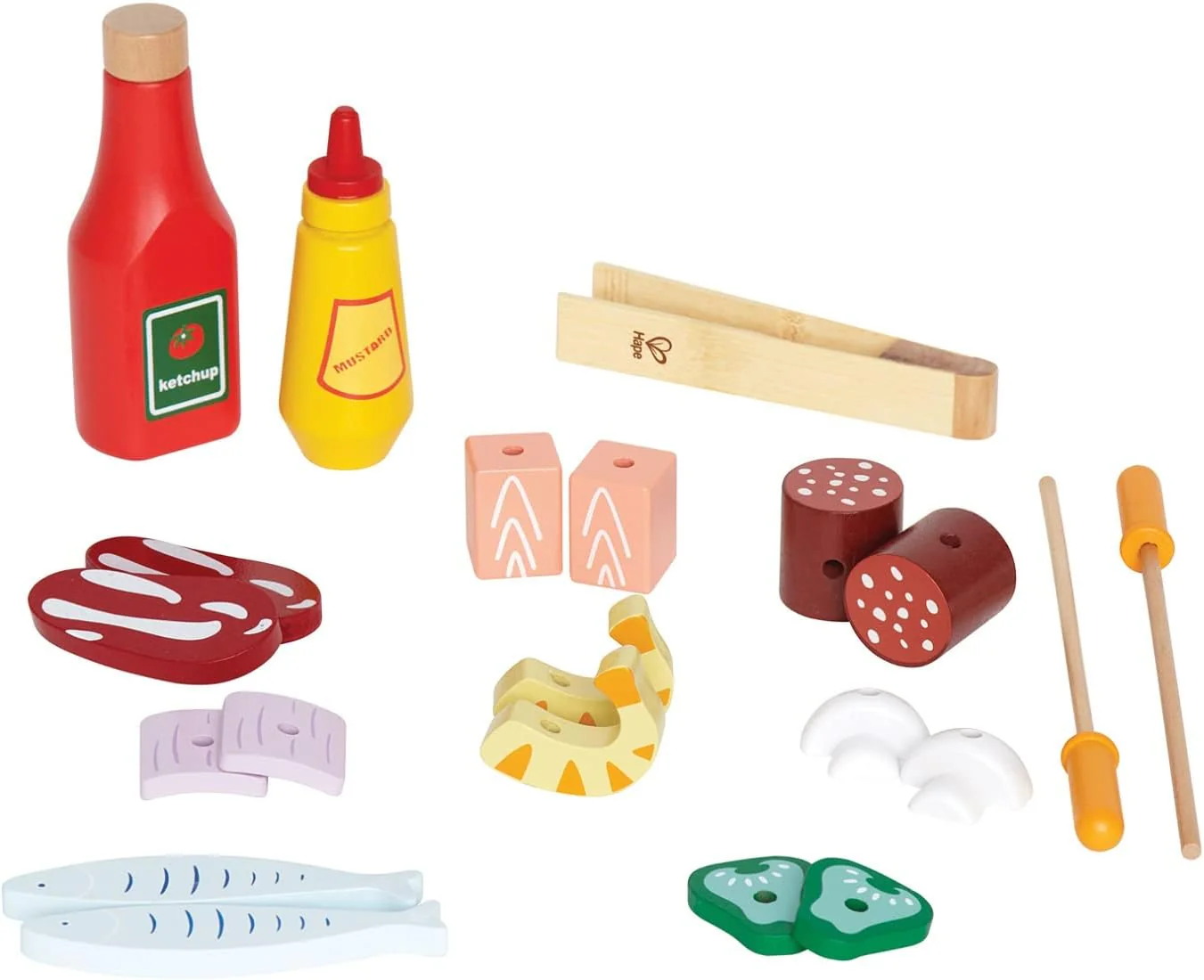 Hape Gourmet Grill with Food E3127 - Image 2