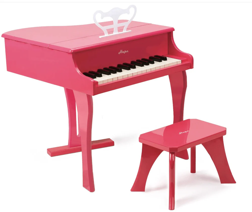 Hape Happy Grand Piano Pink E0319 - Image 2