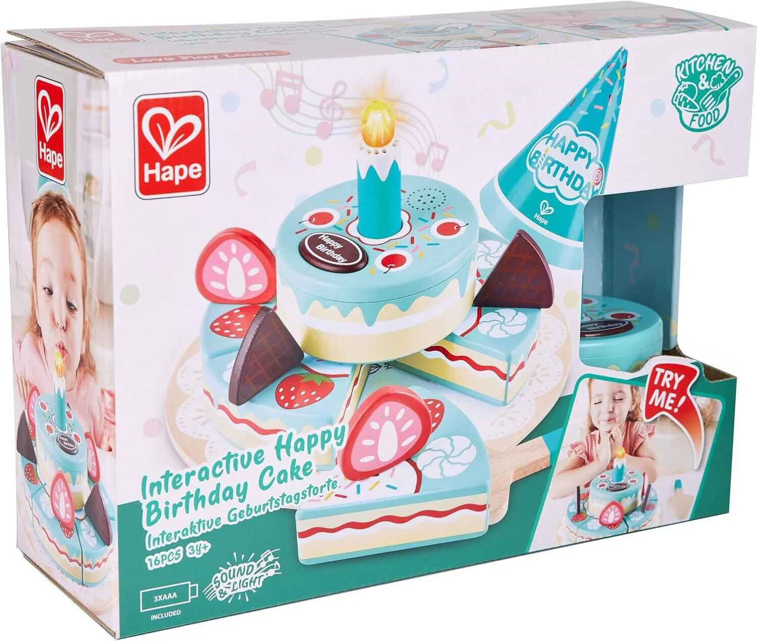 Hape Interactive Happy Birthday Cake E3180
