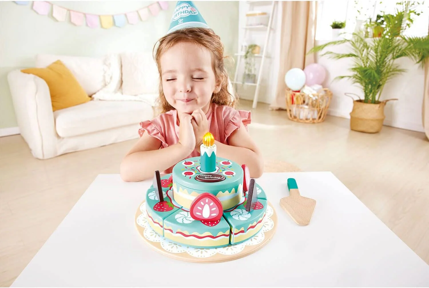 Hape Interactive Happy Birthday Cake E3180 - Image 4