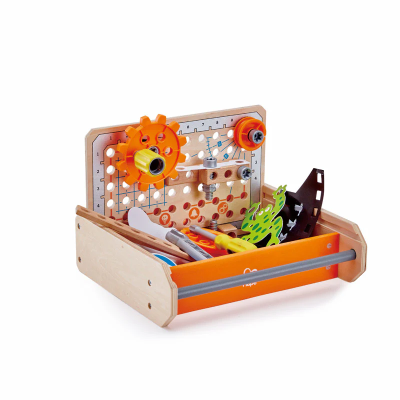 Hape Junior Inventor Science Experiment Toolbox Kit 32pcs