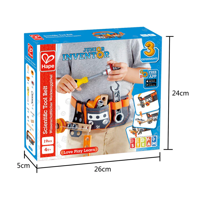 Hape Junior Inventor Scientific Tool Belt E3035 - Image 6
