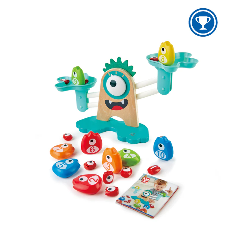 Hape Learn to Count Monster Math Measuring Scale 22pcs