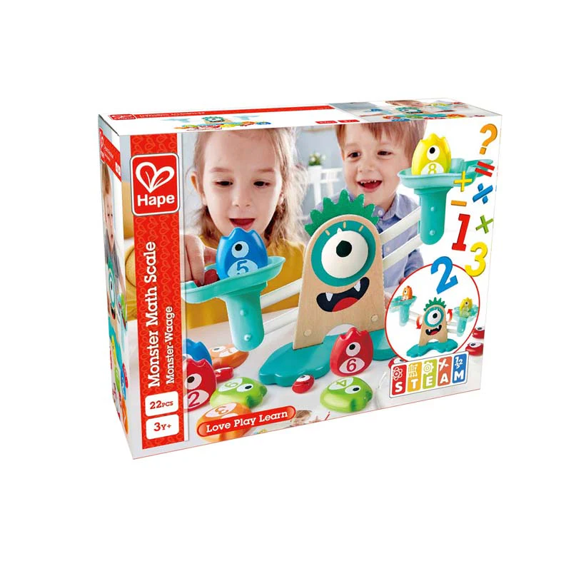 Hape Learn to Count Monster Math Measuring Scale 22pcs - Image 2