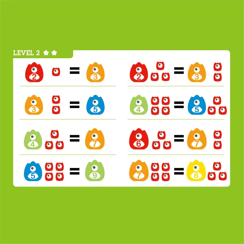Hape Learn to Count Monster Math Measuring Scale 22pcs - Image 4