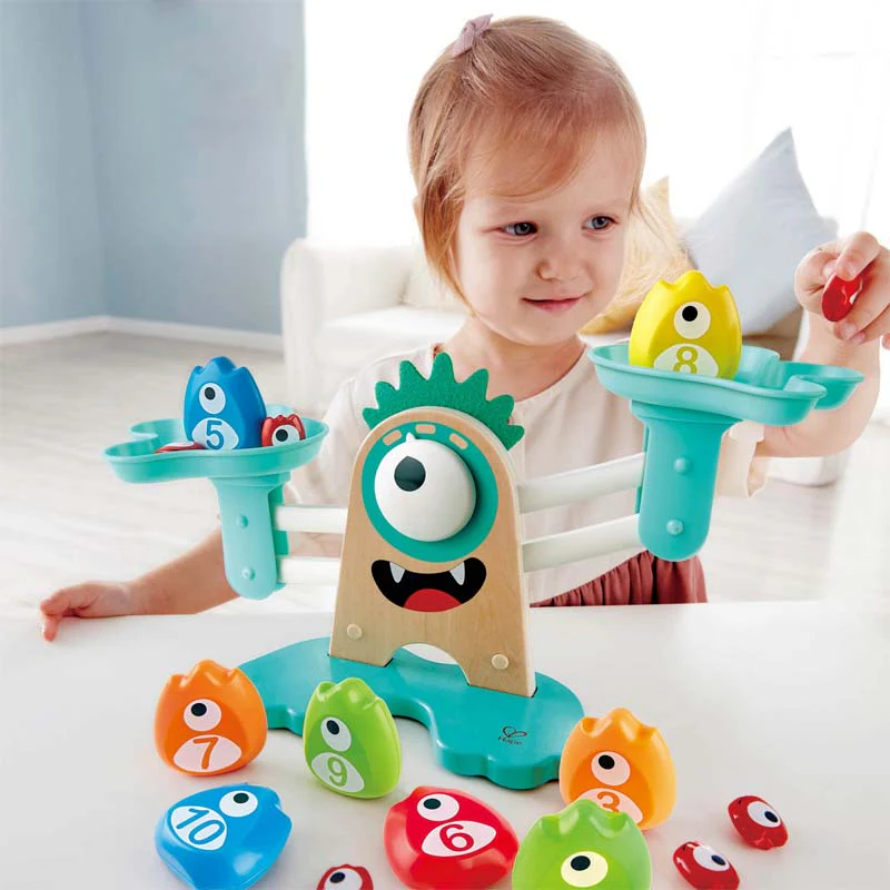 Hape Learn to Count Monster Math Measuring Scale 22pcs - Image 6