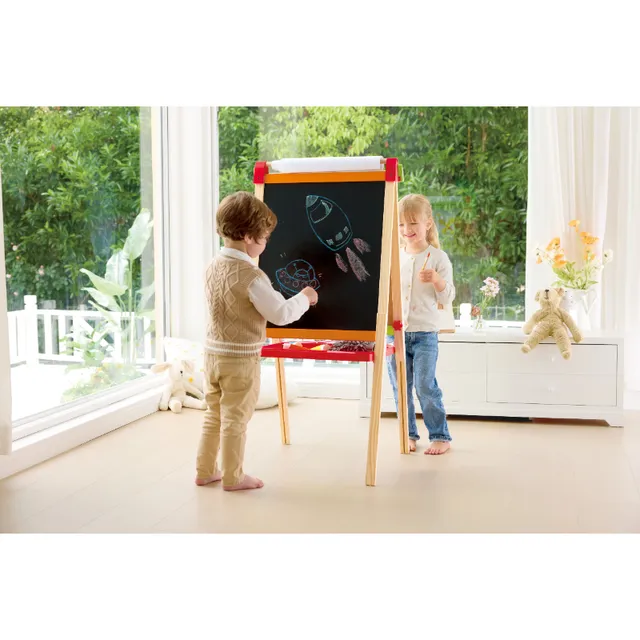Hape Magnetic All-in-1 Double Sided Standing Easel - Image 4