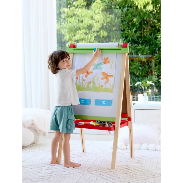 Hape Magnetic All-in-1 Double Sided Standing Easel - Image 5