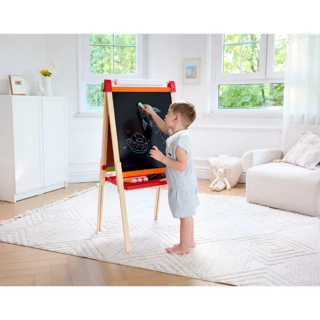 Hape Magnetic All-in-1 Double Sided Standing Easel - Image 6