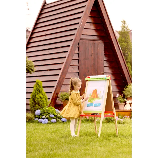 Hape Magnetic All-in-1 Double Sided Standing Easel - Image 7