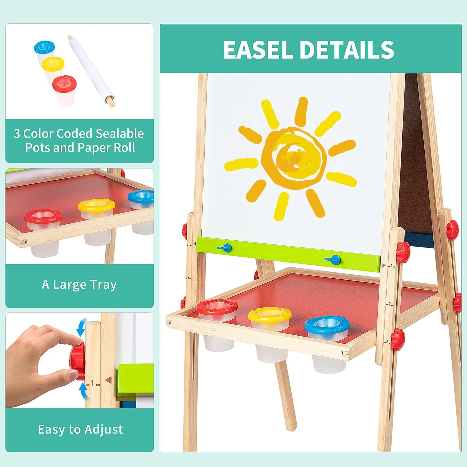 Hape Magnetic All-in-1 Easel E1010 - Image 2