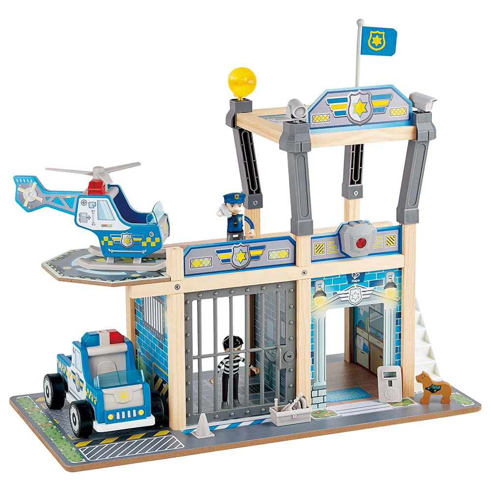 Hape Metro Police Dept Playset E3050 - Image 5