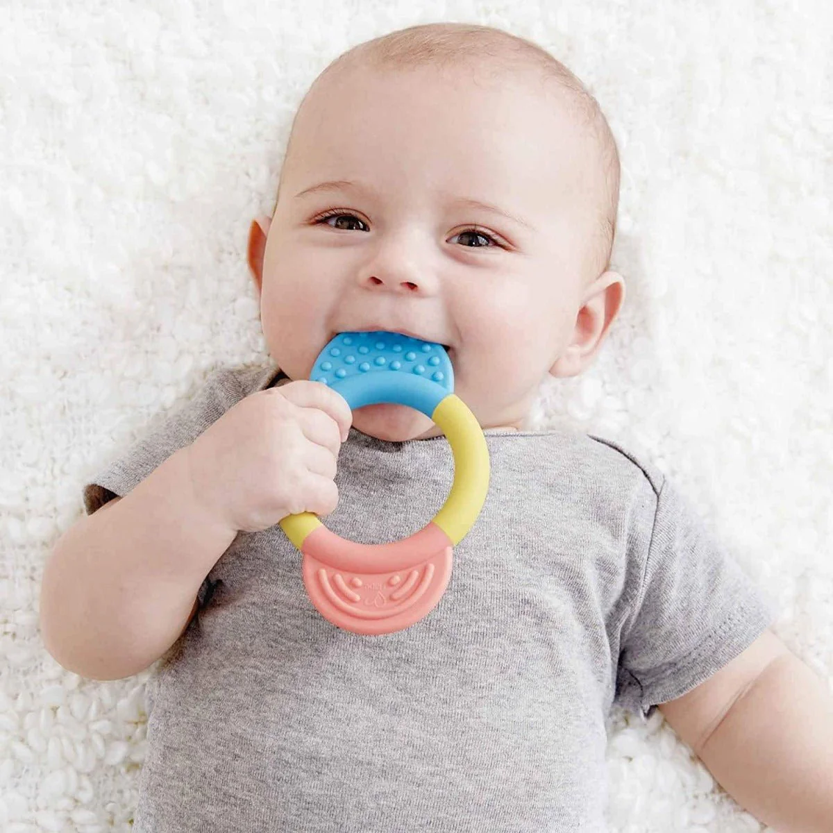 Hape Multi-Textured Teether Ring - Image 2