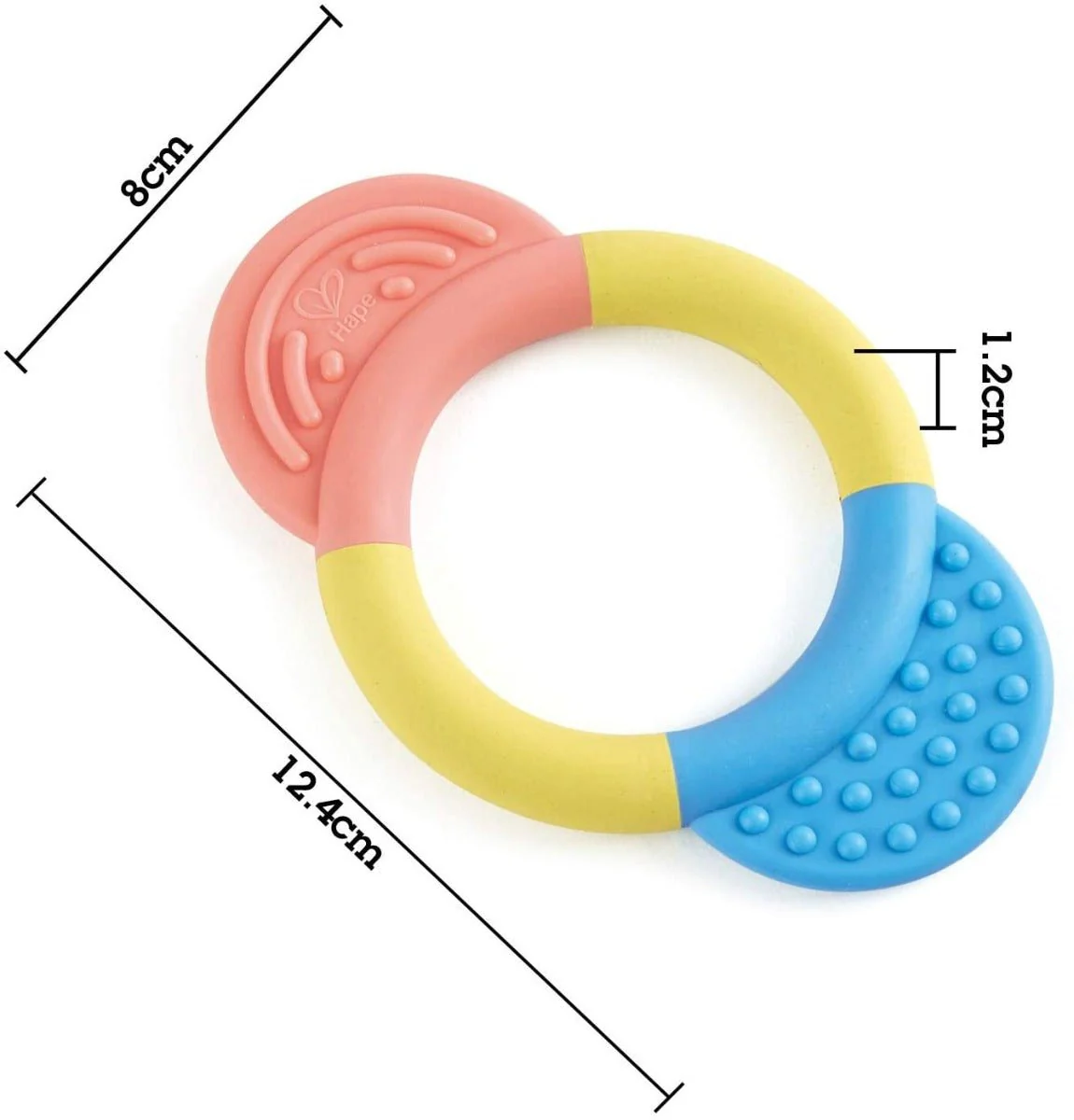 Hape Multi-Textured Teether Ring - Image 3