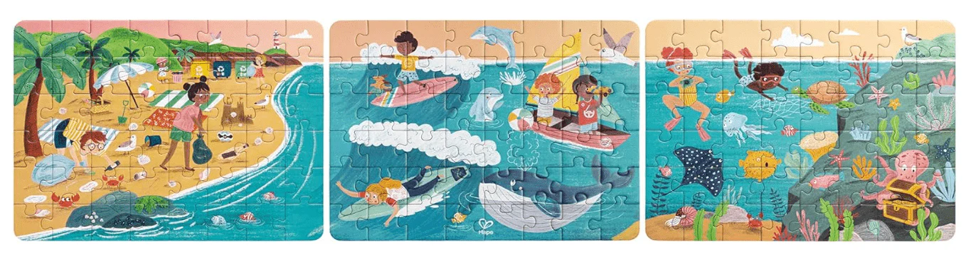Hape Ocean Friends Puzzle E1645 - Image 2