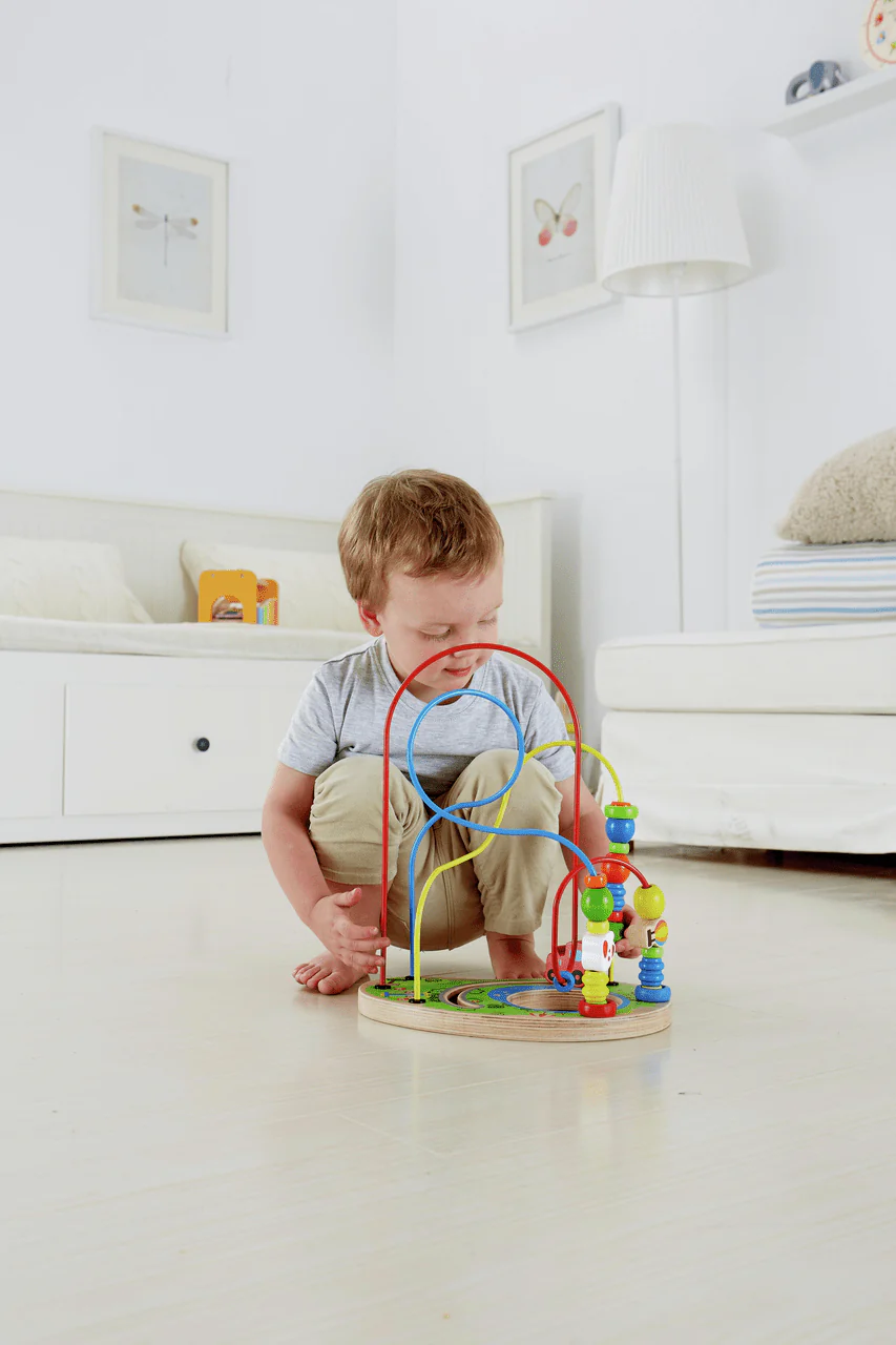 Hape Playground Pizzaz Wooden Beads Maze E1811 - Image 4