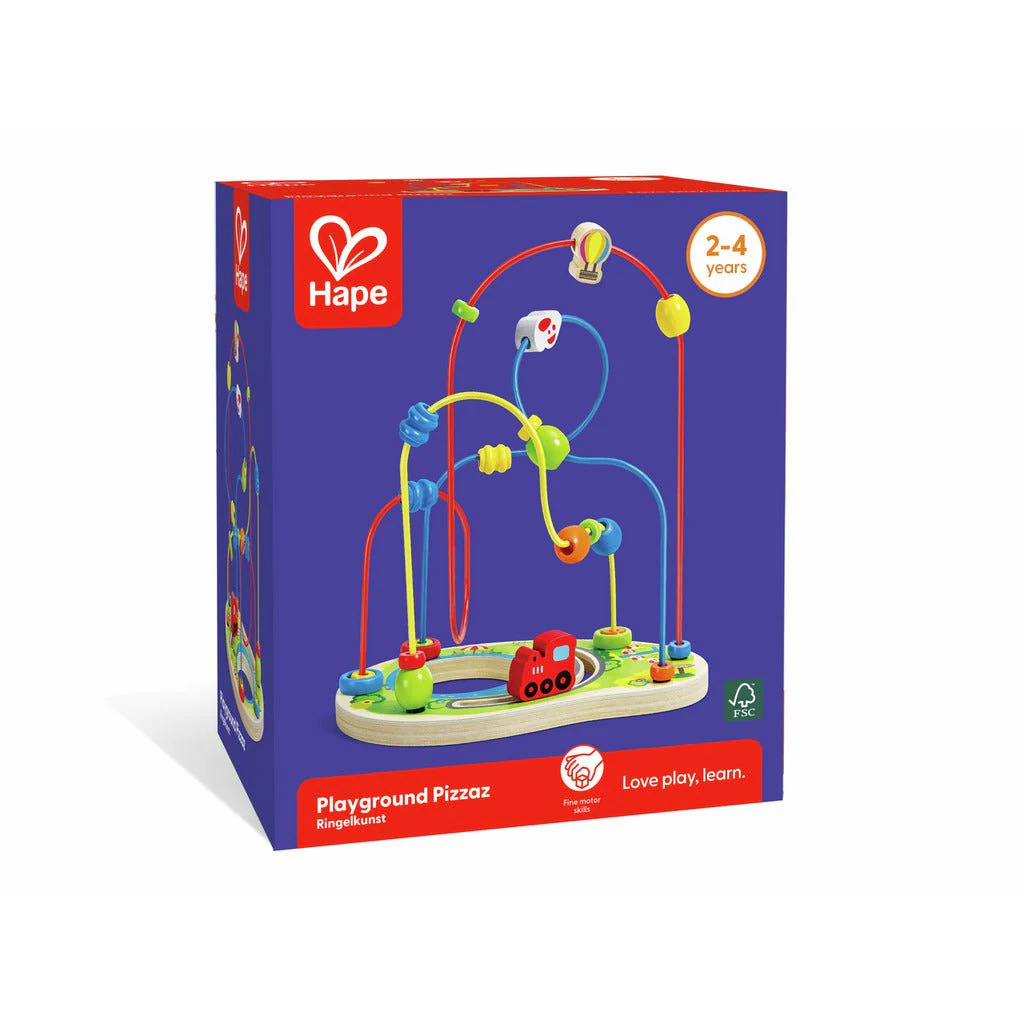 Hape Playground Pizzaz Wooden Beads Maze E1811 - Image 5
