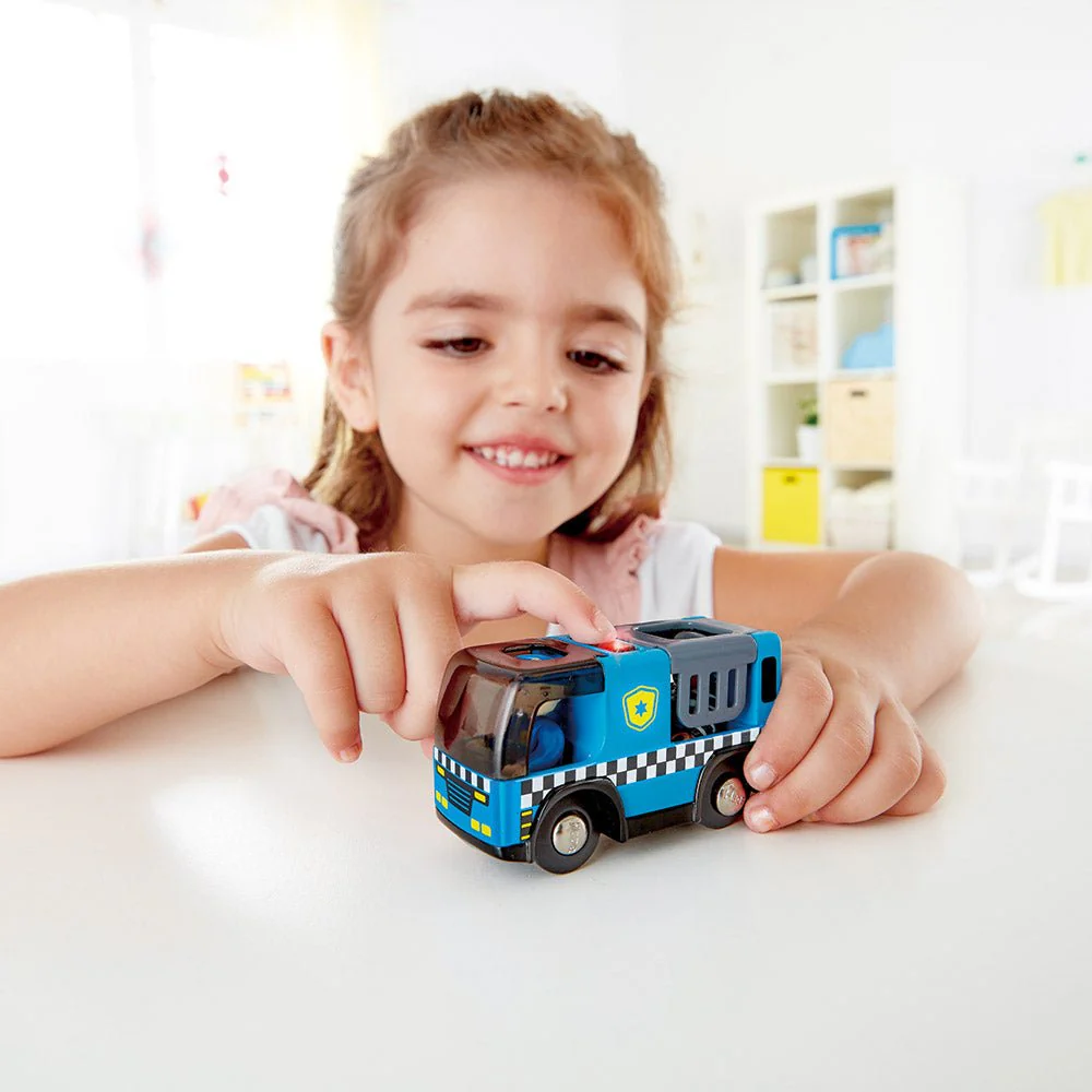 Hape Police Car With Siren - Image 4