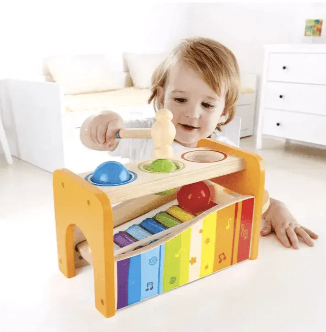 Hape Pound and Tap Bench E0305 - Image 2